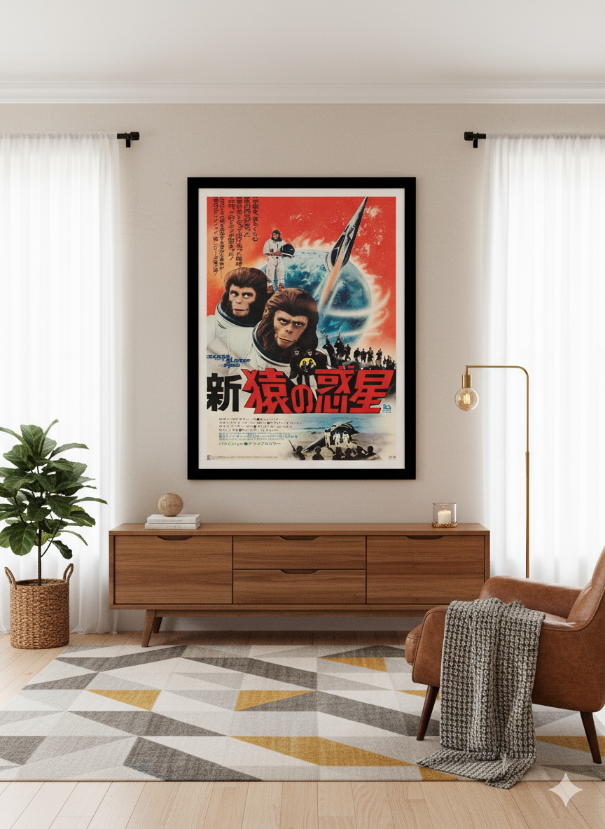 Escape from the Planet of the Apes 1971 Vintage Sci-Fi Movie Poster Escape from the Planet of the Apes 1971 Vintage Sci-Fi Movie Poster
