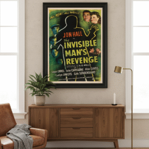 The Invisible Man’s Revenge 1944 Vintage Horror Movie Poster
