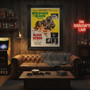 Mad Doctor of Blood Island & Blood Demon 1968 Vintage Horror Movie Poster
