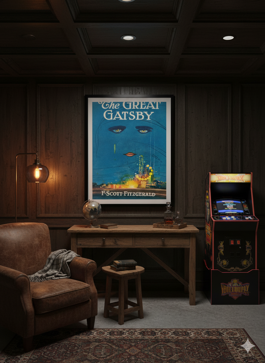 The Great Gatsby 1925 Original Book Cover Poster The Great Gatsby 1925 Original Book Cover Poster