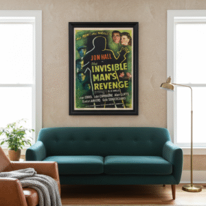 The Invisible Man’s Revenge 1944 Vintage Horror Movie Poster