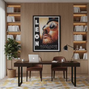 Léon The Professional 1994 Poster – Classic French Action Film Print