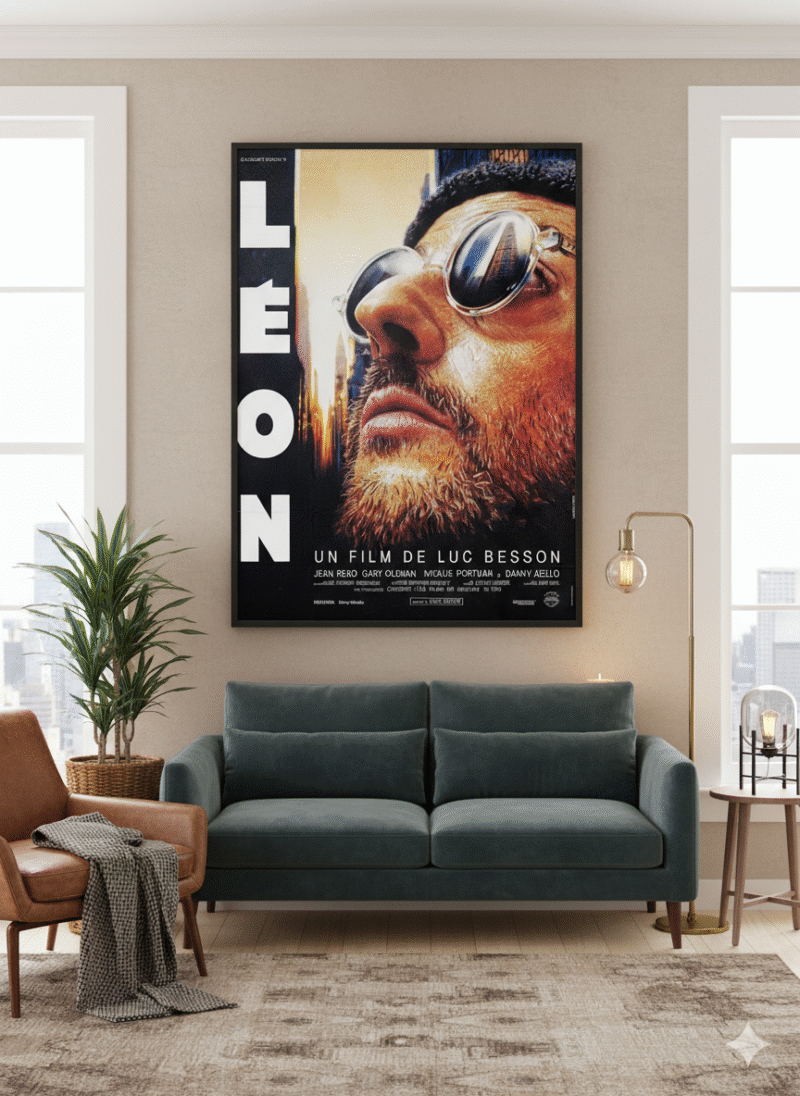 Léon The Professional 1994 Poster – Classic French Action Film Print ...