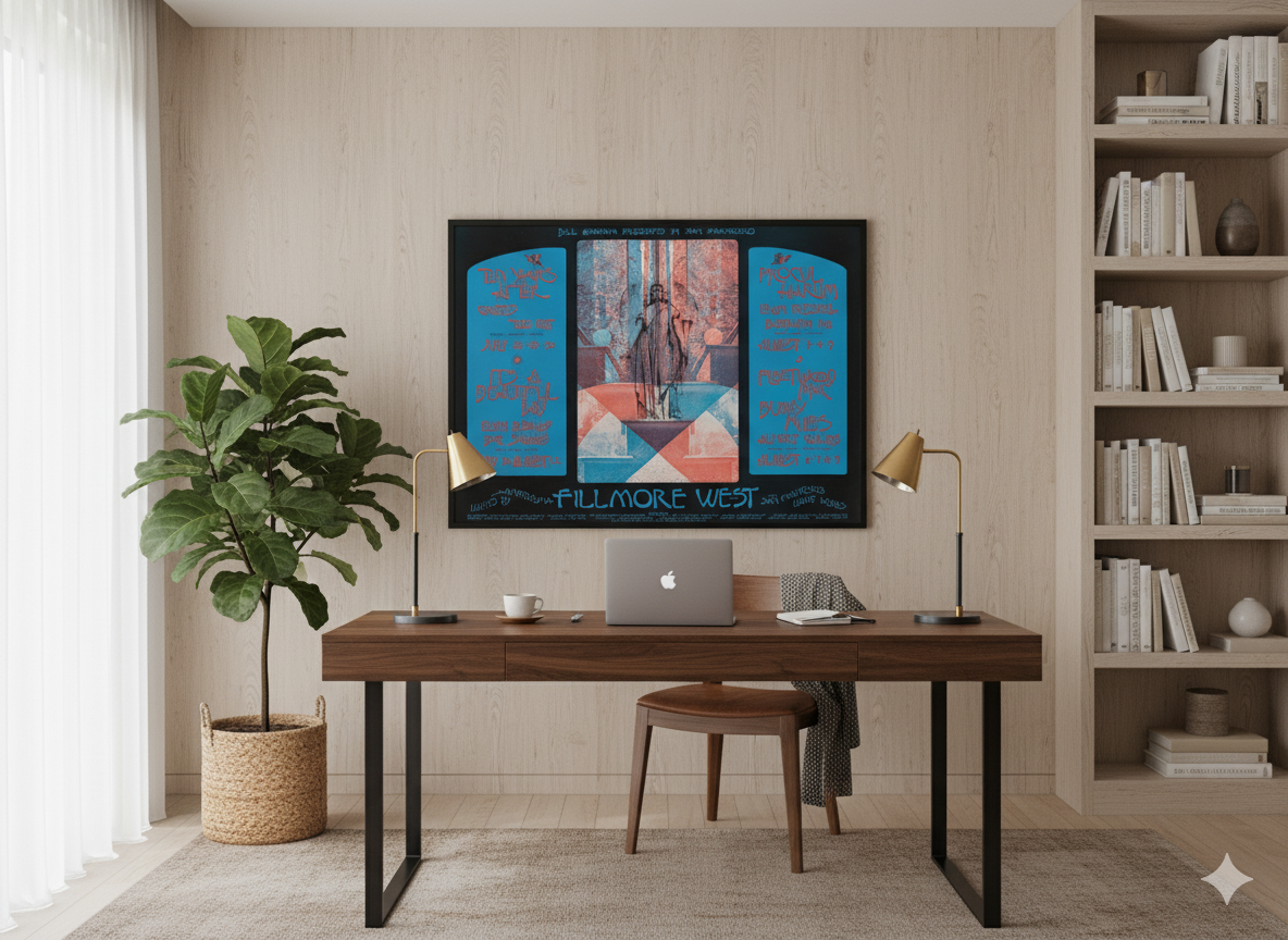 1970 Fleetwood Mac & Friends Concert Poster – Retro Psychedelic Rock Collectible 1970 Fleetwood Mac & Friends Concert Poster – Retro Psychedelic Rock Collectible