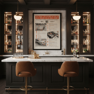 Goldfinger 1964 James Bond Aston Martin DB5 Promotional Poster