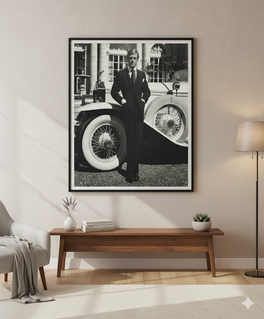 Robert Redford Great Gatsby 1974 Poster – Iconic Vintage Film Photo Print Robert Redford Great Gatsby 1974 Poster – Iconic Vintage Film Photo Print