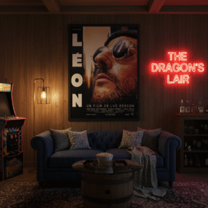 Léon The Professional 1994 Poster – Classic French Action Film Print