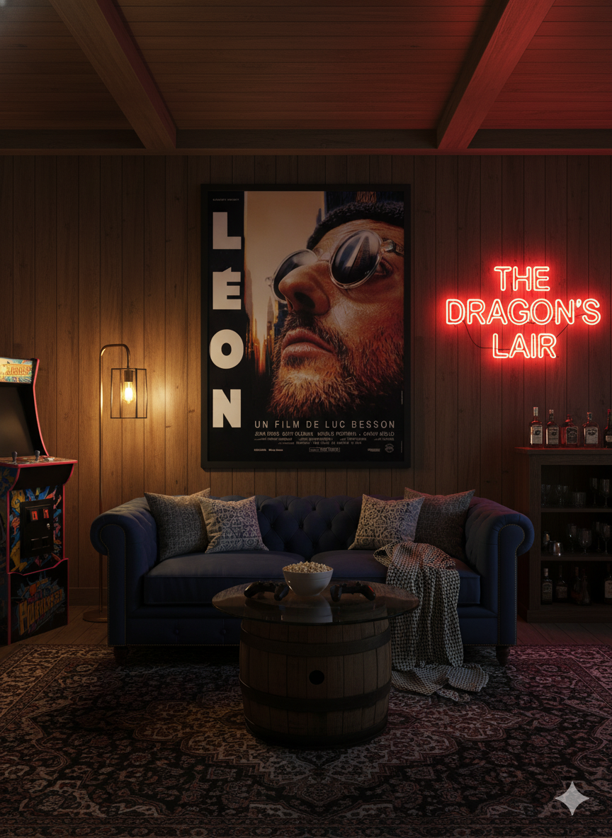 Léon The Professional 1994 Poster – Classic French Action Film Print Léon The Professional 1994 Poster – Classic French Action Film Print