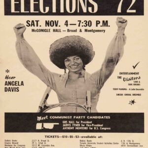 Vintage Angela Davis 1970s Poster – Black Power and Social Justice Print