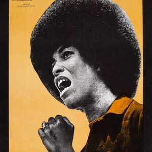 I Am a Black Woman Angela Davis 1972 Vintage Civil Rights Poster