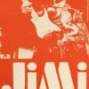 jimi hendrix poster, 1970 concert art, risskov denmark, psychedelic rock, vintage music print, classic rock art, guitar legend art, 70s concert poster, retro music decor, rock memorabilia, live performance, vintage rock era, hendrix collectible