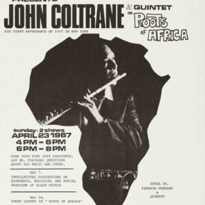 John Coltrane 1967 Olatunji Center Jazz Concert Poster