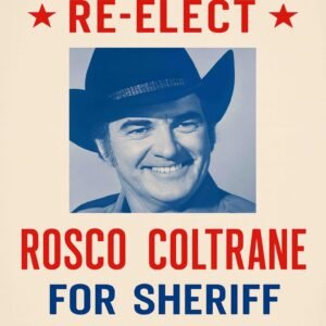 Dukes of Hazzard 1980 Poster – Retro TV Promo Prop Collectible Print