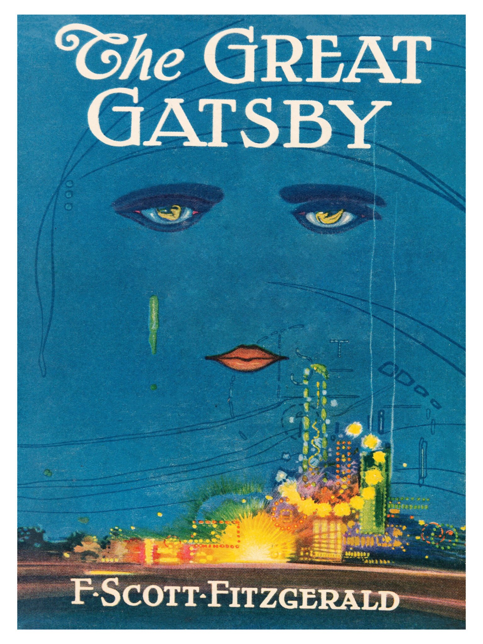 The Great Gatsby 1925 Original Book Cover Poster The Great Gatsby 1925 Original Book Cover Poster