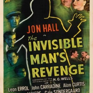 The Invisible Man’s Revenge 1944 Vintage Horror Movie Poster