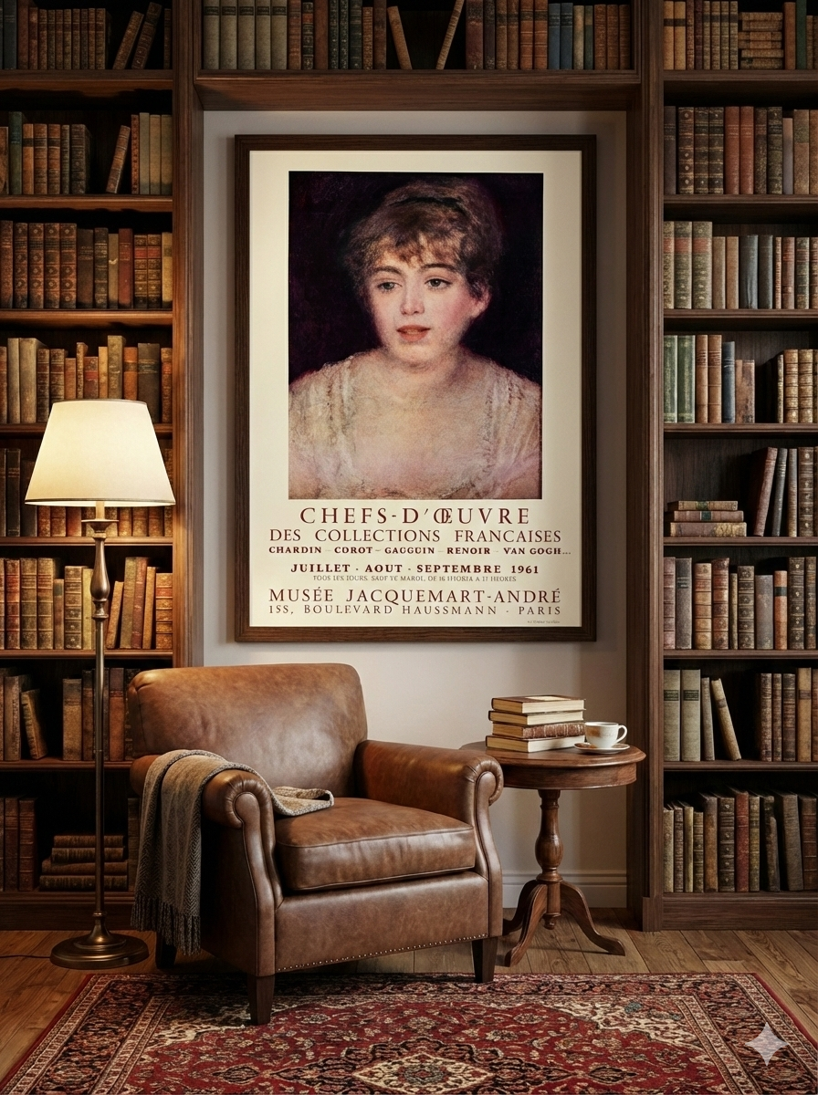 Vintage 1961 Art Poster – Retro French Gallery Exhibition Wall Art Vintage 1961 Art Poster – Retro French Gallery Exhibition Wall Art