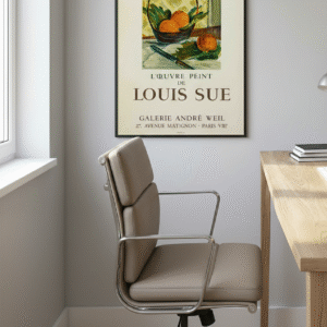 Galerie André Weil 1961 Gallery Exhibition Poster – Vintage French Modernist Print