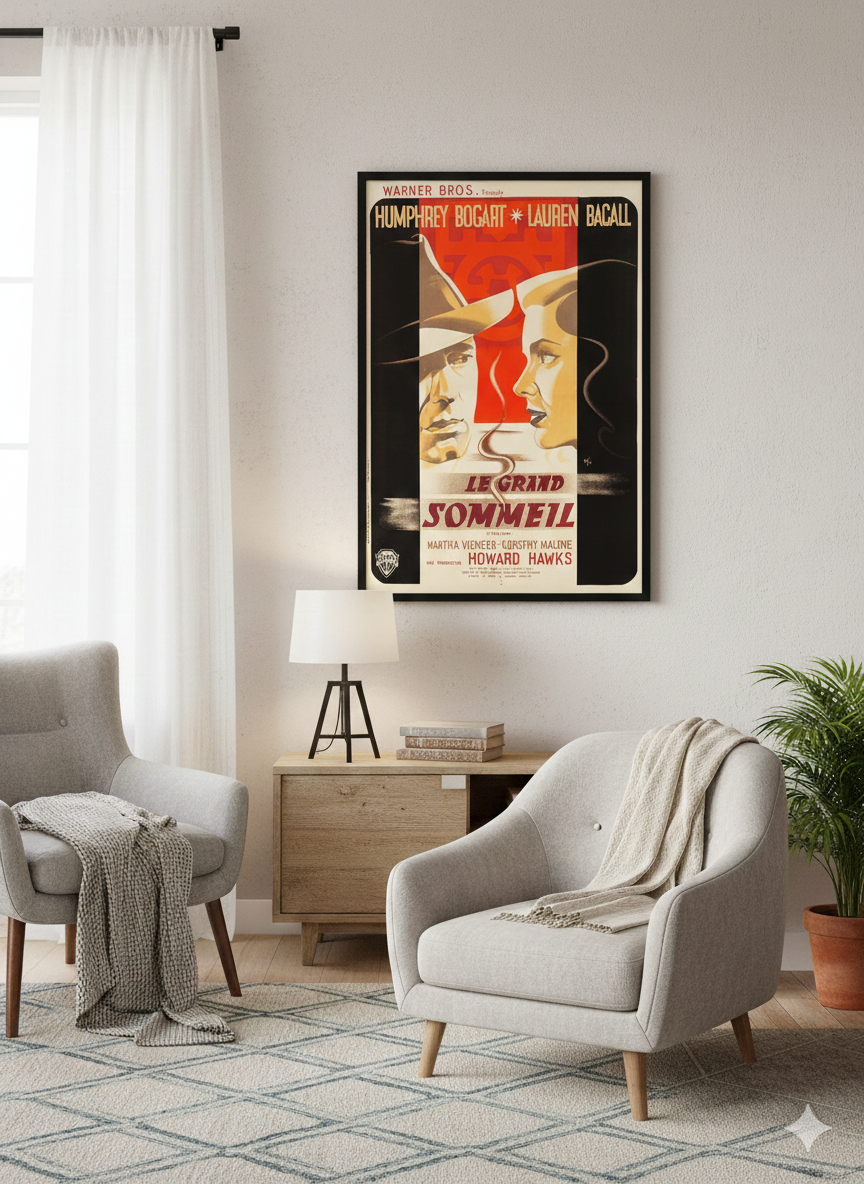 The Big Sleep 1947 Movie Poster The Big Sleep 1947 Movie Poster