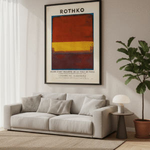 Mark Rothko Musée d'Art Moderne (Mourlot,1962) Exhibition Poster