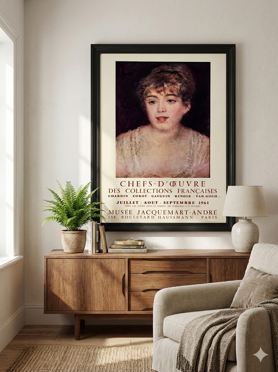 Vintage 1961 Art Poster – Retro French Gallery Exhibition Wall Art Vintage 1961 Art Poster – Retro French Gallery Exhibition Wall Art