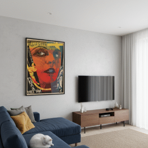 Bella Donna Movie c.1923 Russian Poster