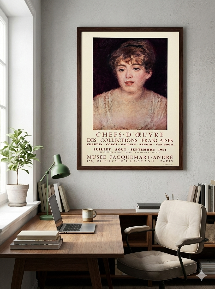 Vintage 1961 Art Poster – Retro French Gallery Exhibition Wall Art Vintage 1961 Art Poster – Retro French Gallery Exhibition Wall Art