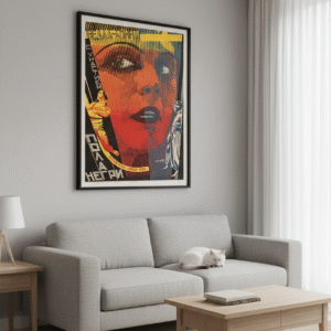 Bella Donna Movie c.1923 Russian Poster