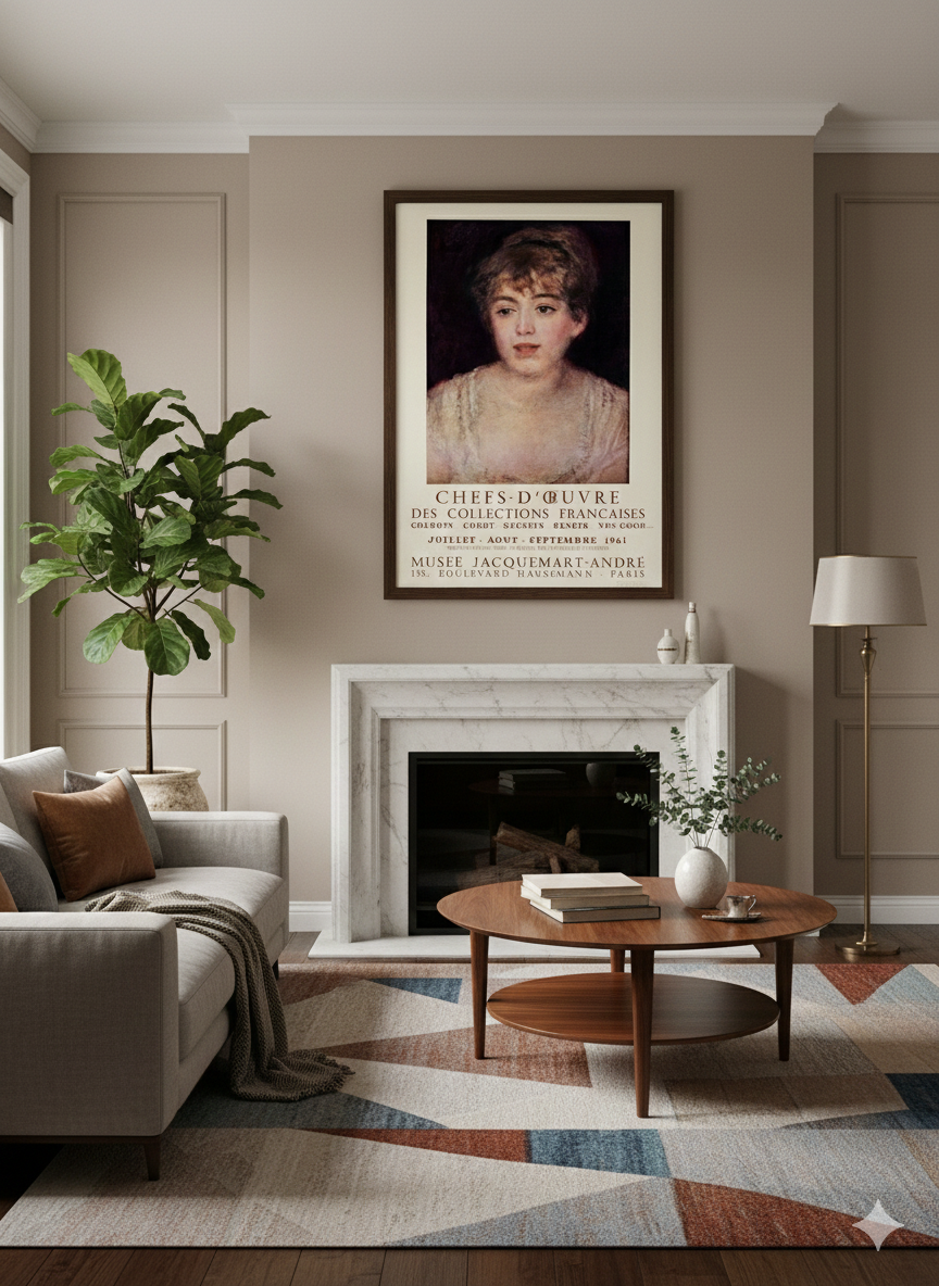 Vintage 1961 Art Poster – Retro French Gallery Exhibition Wall Art Vintage 1961 Art Poster – Retro French Gallery Exhibition Wall Art