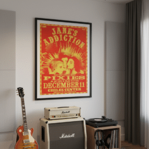 Jane’s Addiction with The Pixies 1990 Concert Poster