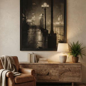 Vintage Broadway at Night c.1910 – New York City