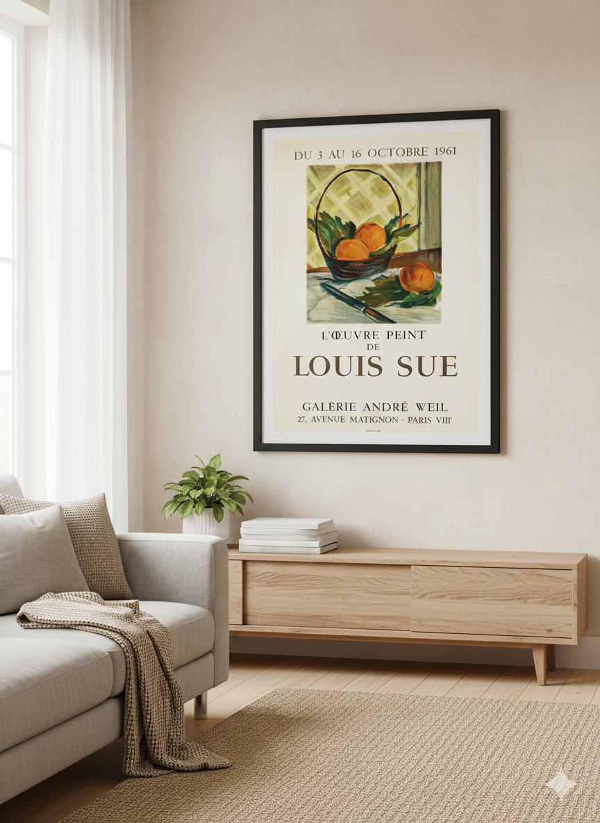 Galerie André Weil 1961 Gallery Exhibition Poster – Vintage French Modernist Print(1) Galerie André Weil 1961 Gallery Exhibition Poster – Vintage French Modernist Print