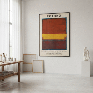Mark Rothko Musée d'Art Moderne (Mourlot,1962) Exhibition Poster