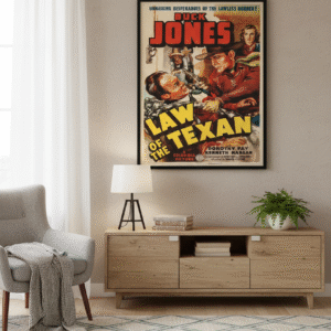Law of the Texan 1930s Western Movie Poster