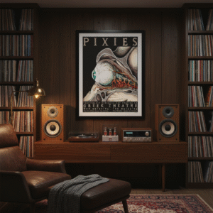 The Pixies Live 2004 Poster – Vintage Greek Theater Indie Rock Print