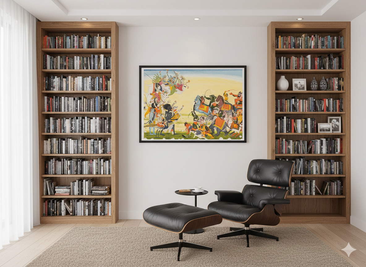 The Goddess Devi and Eight Mother Goddesses (Ashta Matrika) – Antique Indian Asian Religious Art Print The Goddess Devi and Eight Mother Goddesses (Ashta Matrika) – Antique Indian Asian Religious Art Print