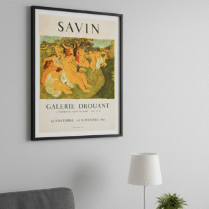 Savin – Galerie Drouant Exhibition Poster (1963)