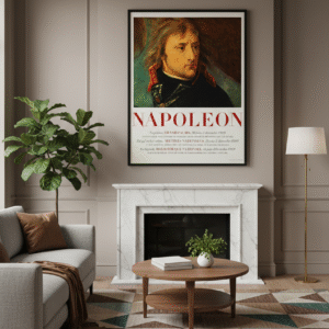 French Exhibition Poster for Napoleon at the Grand Palais (1969) – Vintage Museum Print