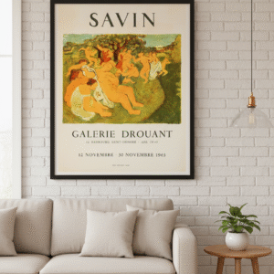Savin – Galerie Drouant Exhibition Poster (1963)