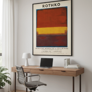Mark Rothko Musée d'Art Moderne (Mourlot,1962) Exhibition Poster