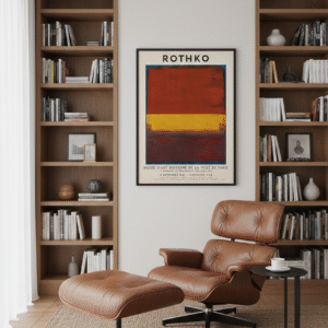 Mark Rothko Musée d'Art Moderne (Mourlot,1962) Exhibition Poster