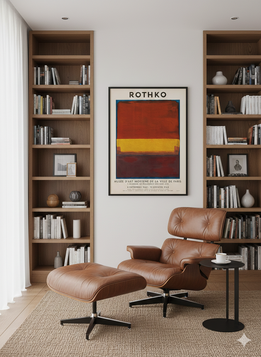 Mark Rothko Musée d'Art Moderne (Mourlot,1962) Exhibition Poster Mark Rothko Musée d'Art Moderne (Mourlot,1962) Exhibition Poster