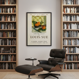 Galerie André Weil 1961 Gallery Exhibition Poster – Vintage French Modernist Print