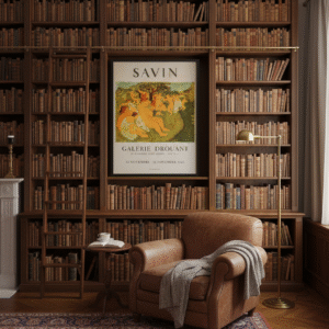 Savin – Galerie Drouant Exhibition Poster (1963)