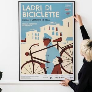 Ladri di Biciclette 1948 Italian Film Poster
