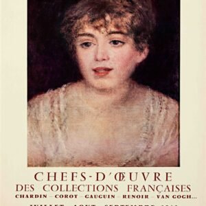 Vintage 1961 Art Poster – Retro French Gallery Exhibition Wall Art