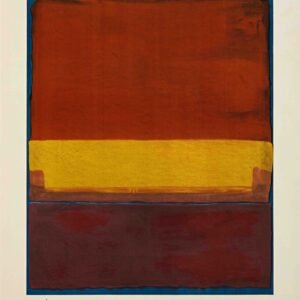 Mark Rothko Musée d'Art Moderne (Mourlot,1962) Exhibition Poster