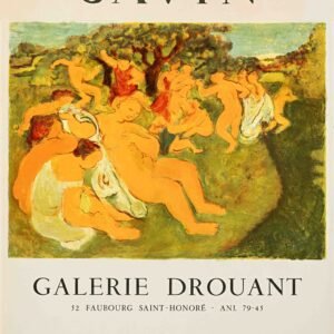 Savin – Galerie Drouant Exhibition Poster (1963)