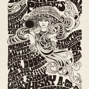 The Doors 1967 Whisky-A-Go-Go Concert Poster