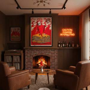 1970 psychedelic rock benefit concert poster featuring Jefferson Airplane with bold counterculture graphics and classic San Francisco rock imagery.