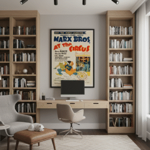 At the Circus 1939 the Marx Brother Classic Vintage Movie Poster